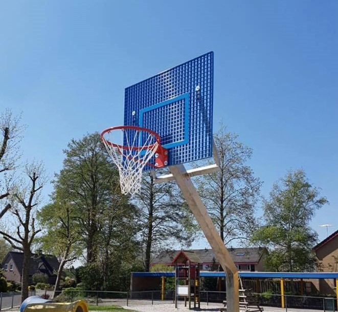 Antivandalenbord basketbalbord compleet