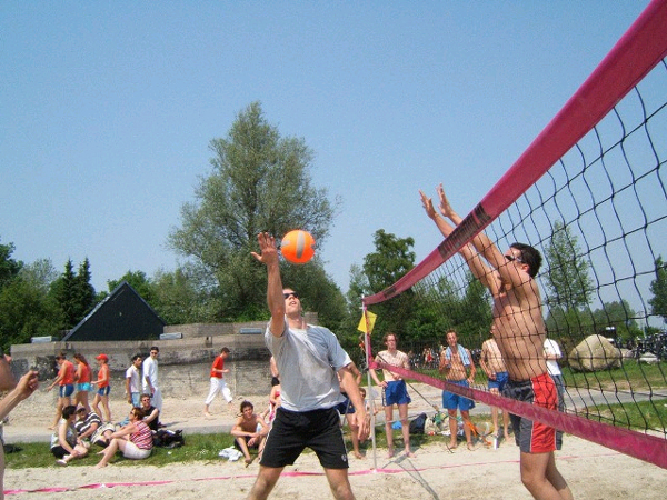 Beachvolleybalnetten recreatie