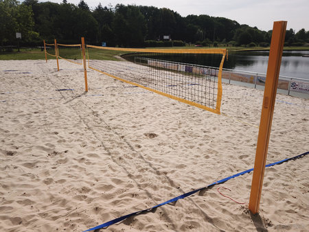 volleybalpalen en netten voor camping en recreatiepark SKWshop