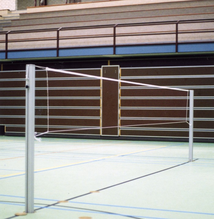 Badminton palen uitneembaar