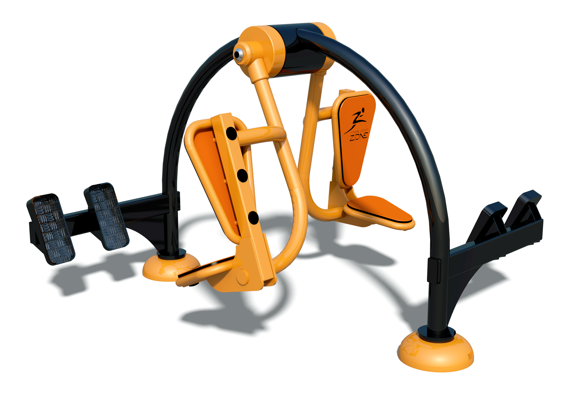 Outdoor fitness toestel Leg-press