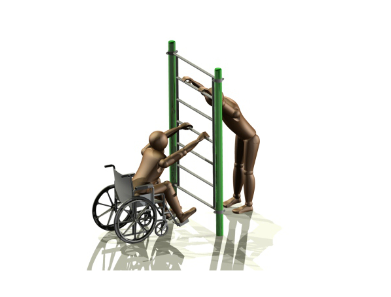 Fitness Ladder mindervaliden