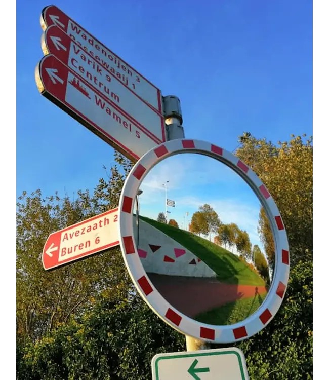 Verkeersspiegel rond