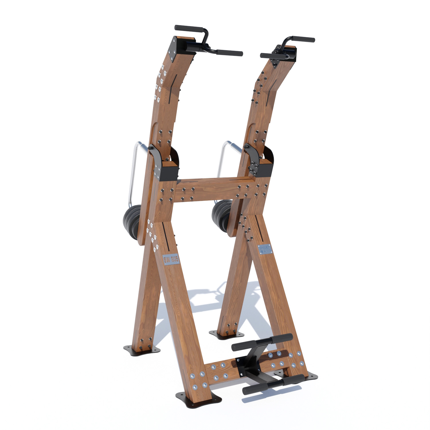 Lat pulldown machine