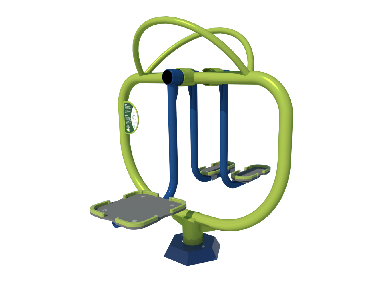 kinderfitnesstoestel de Ski  + Hips Trainer